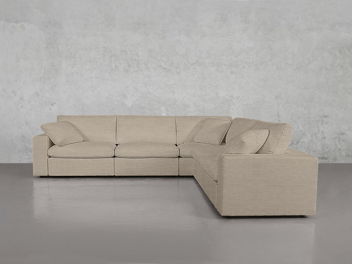 5-Seat Modular Corner Right Sectional - 7th Avenue