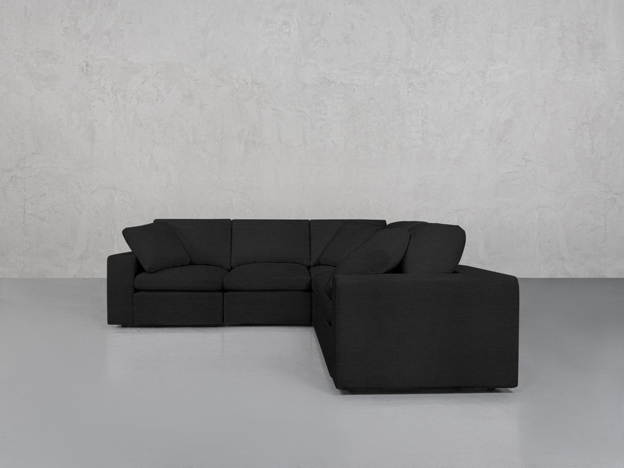 5 - Seat Modular Corner Right Sectional - 7th Avenue