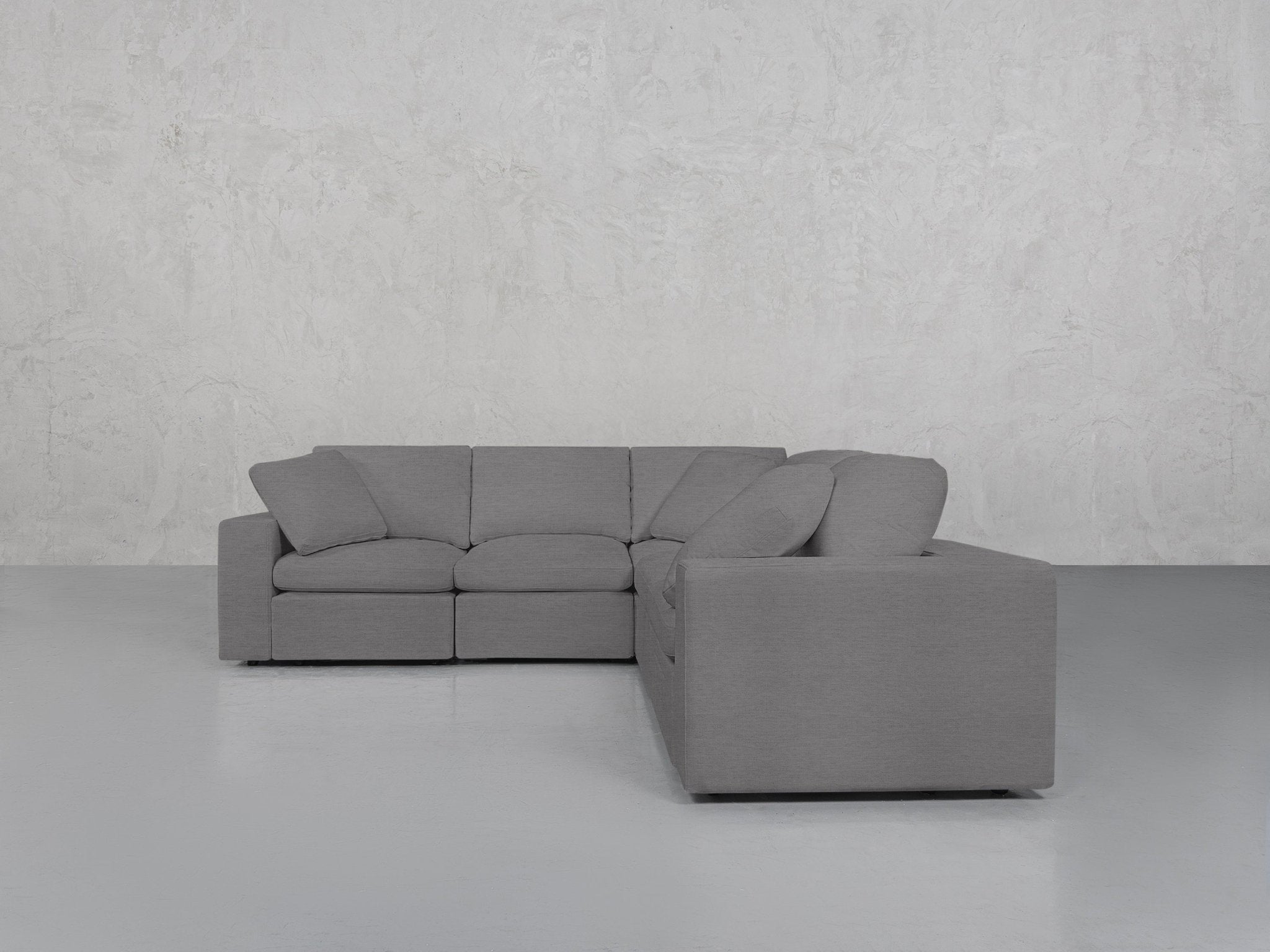 5 - Seat Modular Corner Right Sectional - 7th Avenue