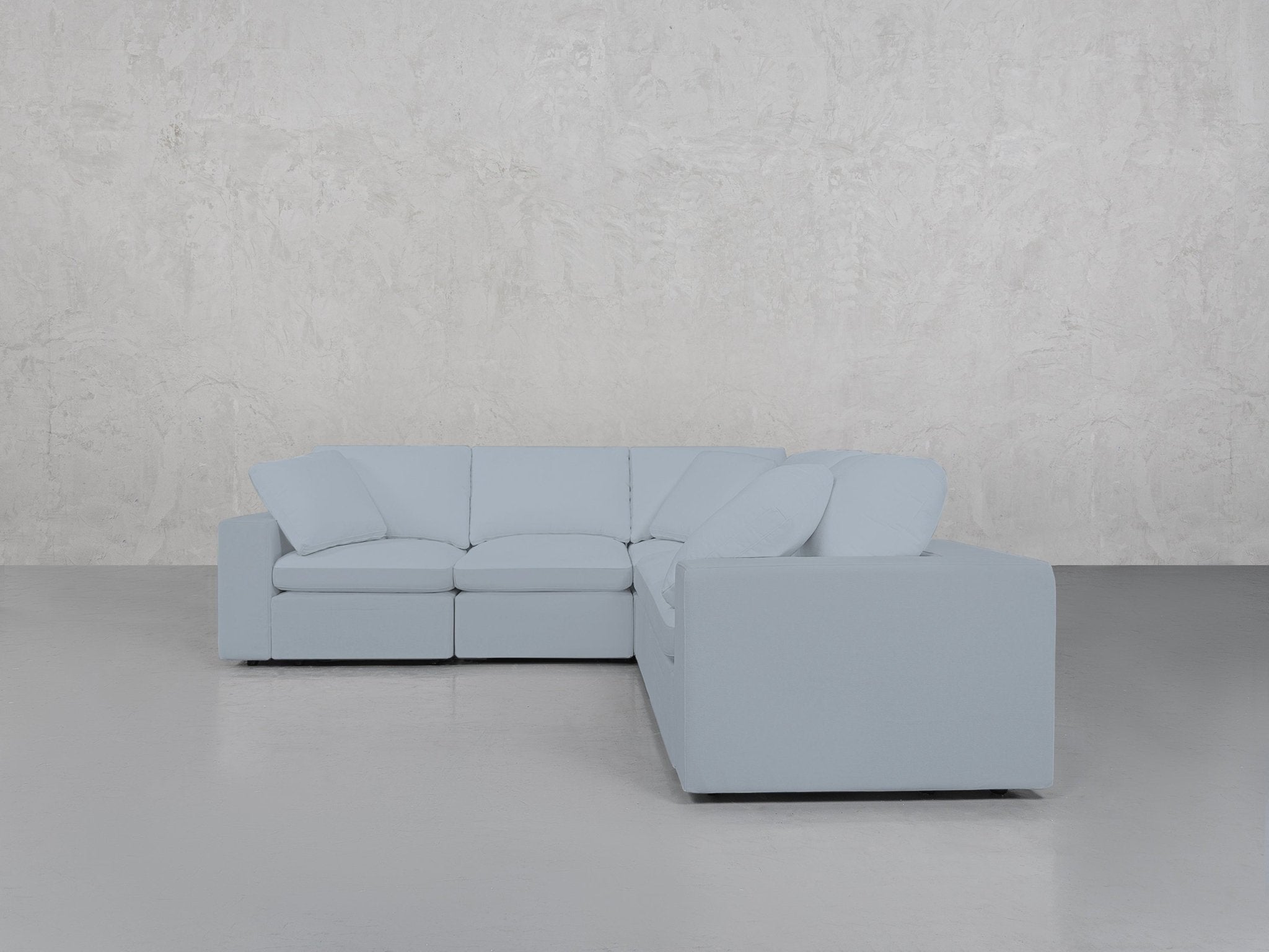 5 - Seat Modular Corner Right Sectional - 7th Avenue