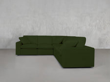 5 - Seat Modular Corner Right Sectional - 7th Avenue