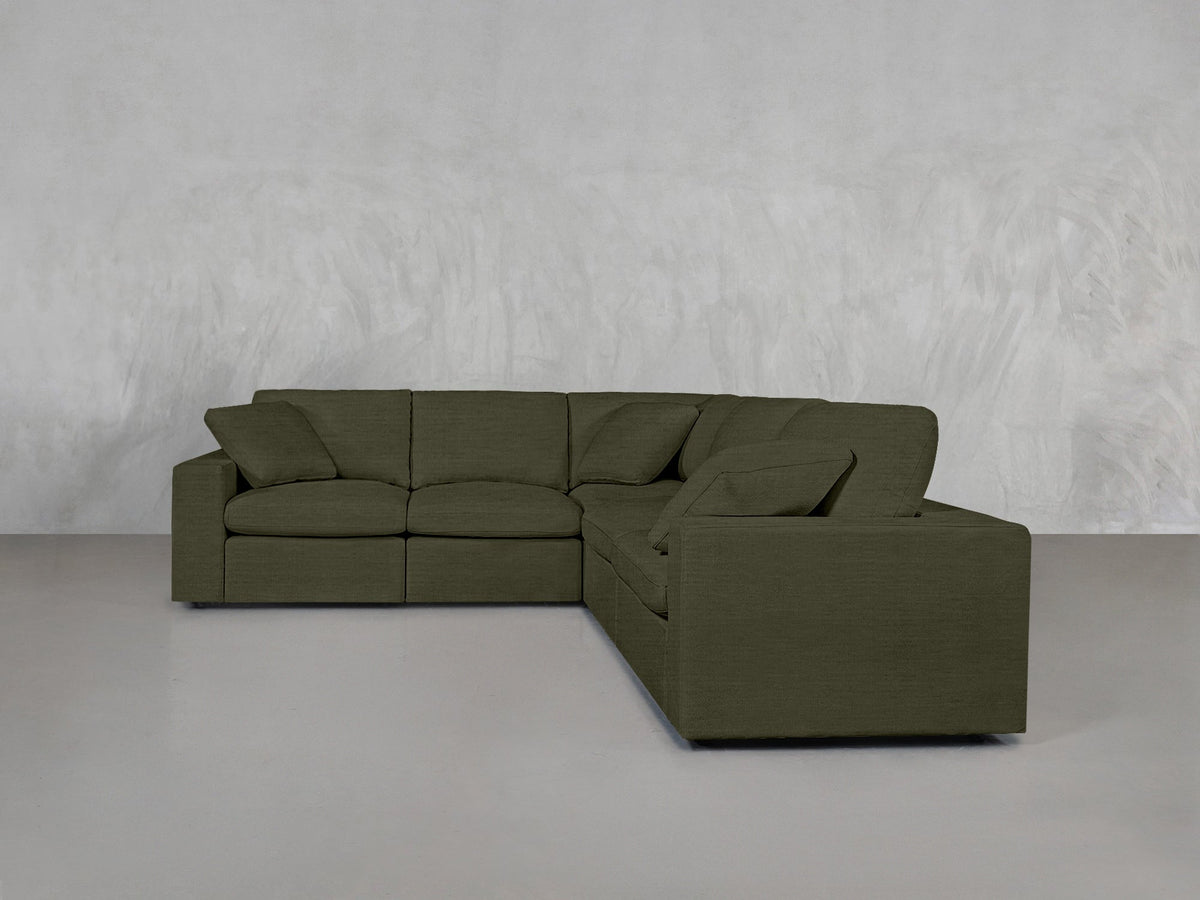 5-Seat Modular Corner Right Sectional - 7th Avenue