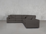 5 - Seat Modular Corner Right Sectional - 7th Avenue