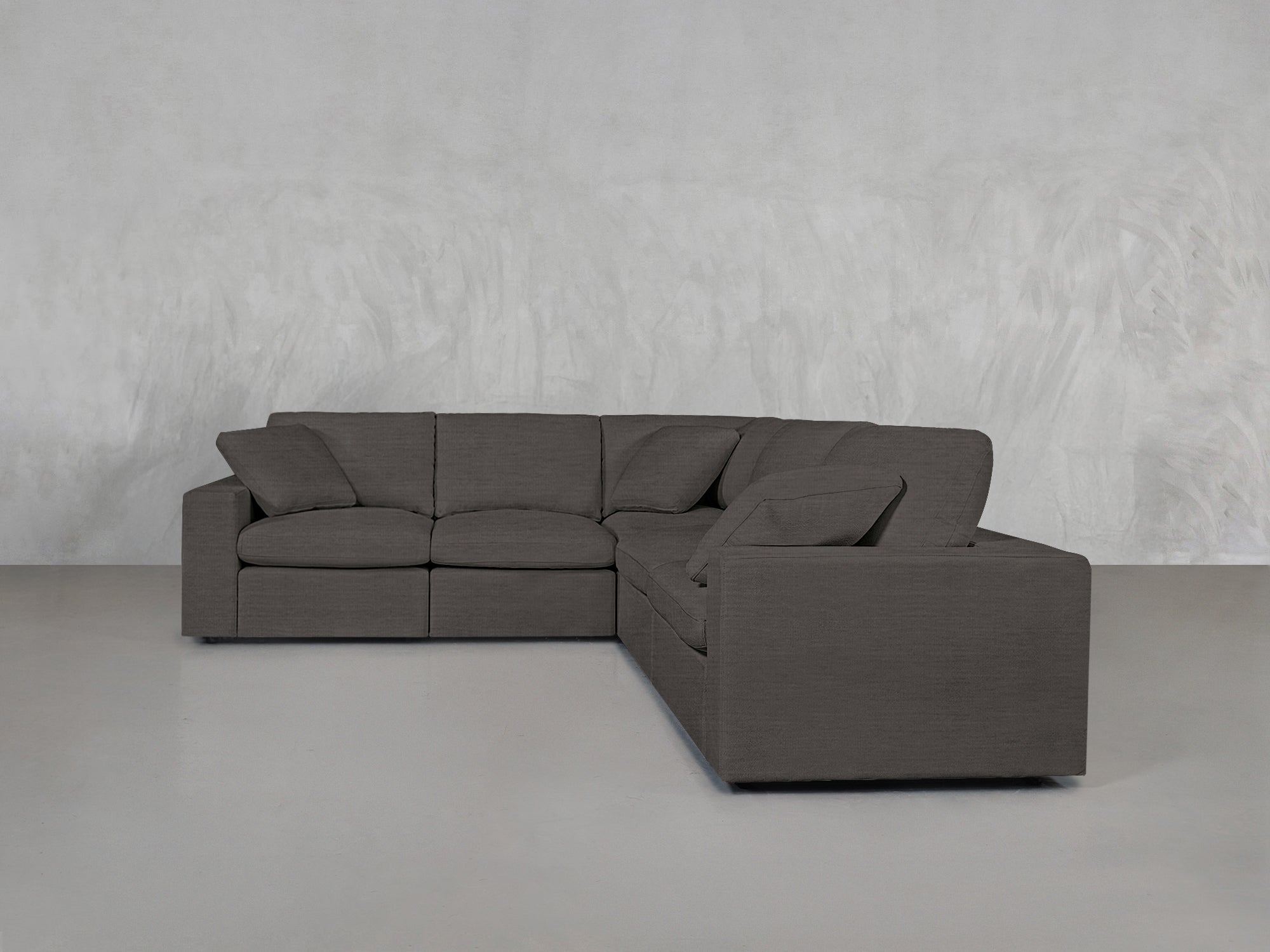 5 - Seat Modular Corner Right Sectional - 7th Avenue