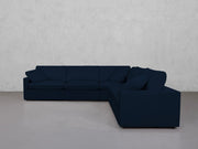 5-Seat Modular Corner Right Sectional (Thin Arms) - 7th Avenue