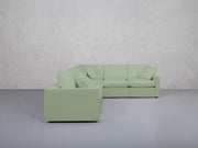 5-Seat Modular Corner Right Sectional (Thin Arms) - 7th Avenue