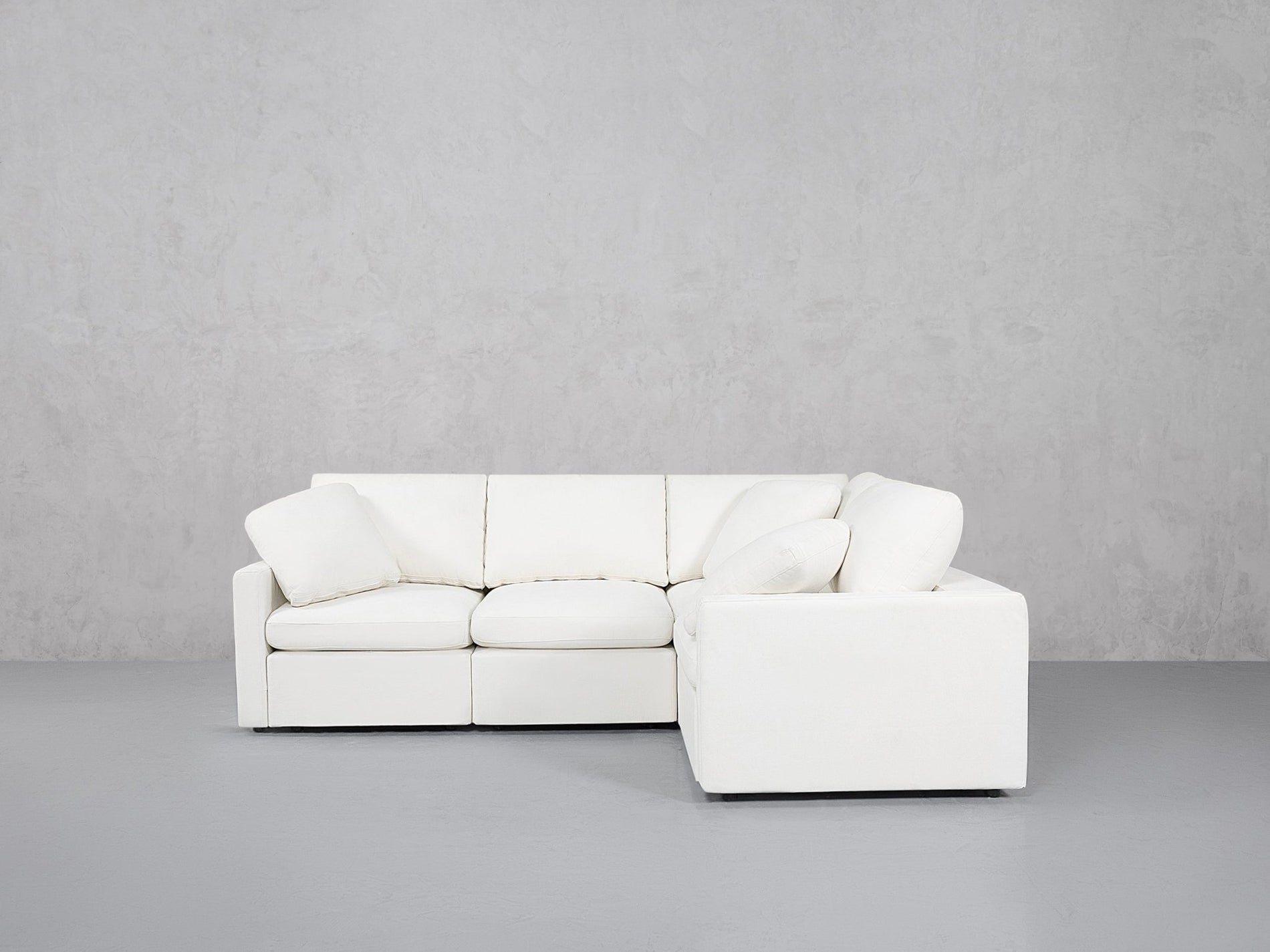 5-Seat Modular Corner Right Sectional (Thin Arms) - 7th Avenue