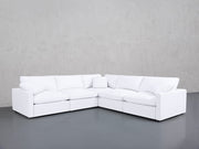 5-Seat Modular Corner Right Sectional (Thin Arms) - 7th Avenue