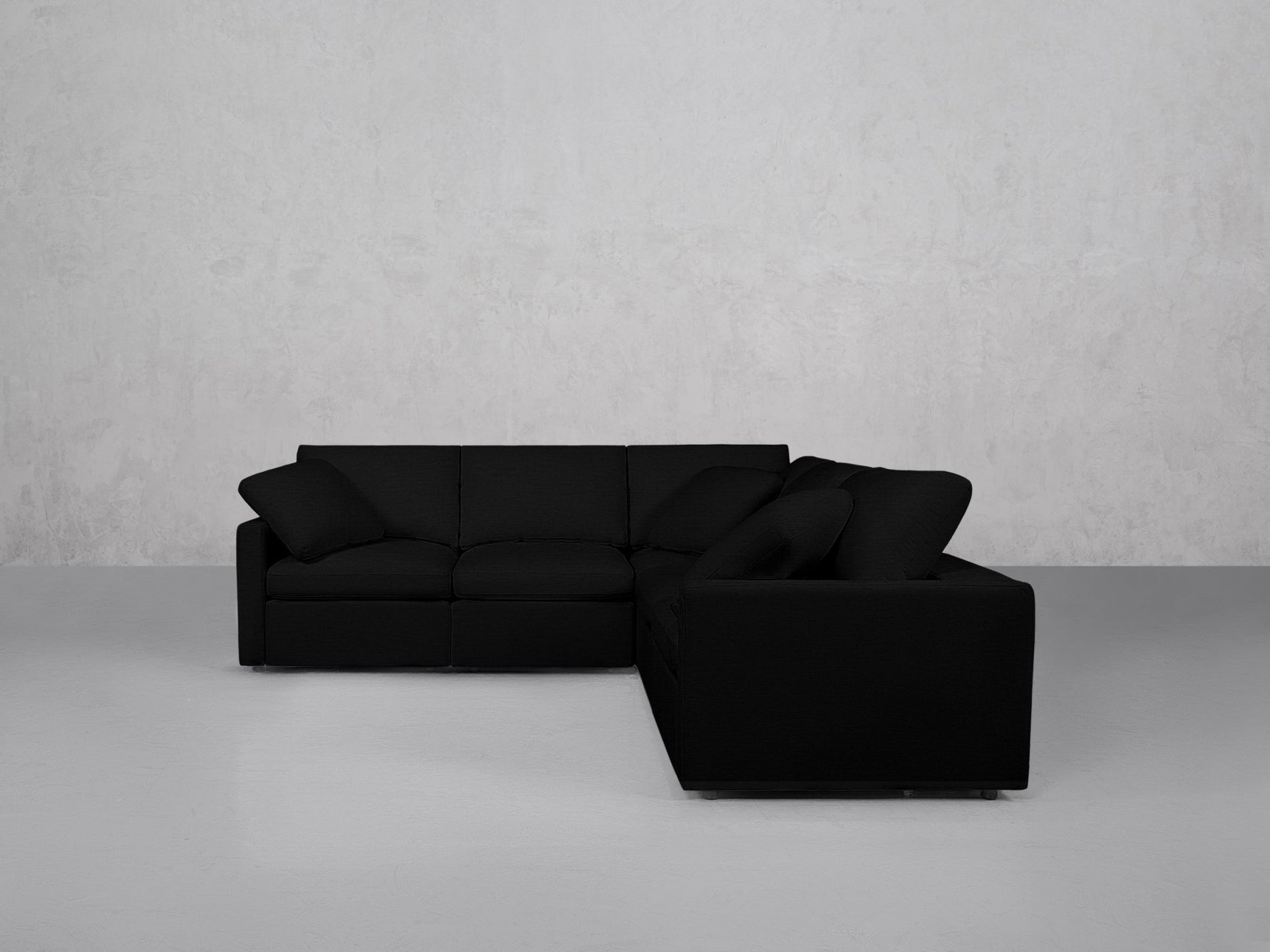 5-Seat Modular Corner Right Sectional (Thin Arms) - 7th Avenue