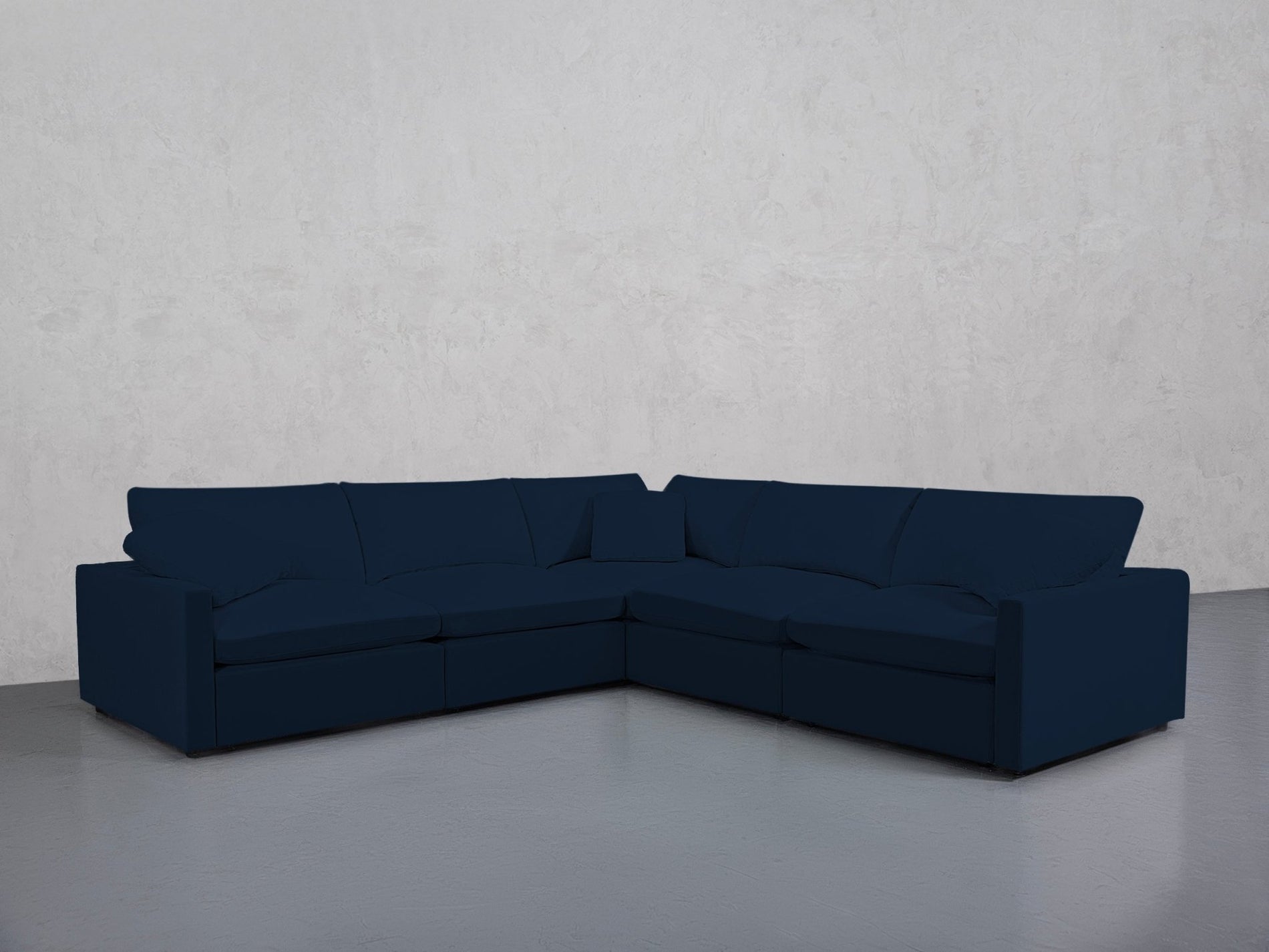 5-Seat Modular Corner Right Sectional (Thin Arms) - 7th Avenue
