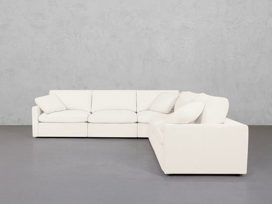 5-Seat Modular Corner Right Sectional (Thin Arms) - 7th Avenue