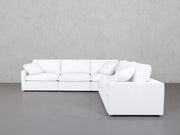 5-Seat Modular Corner Right Sectional (Thin Arms) - 7th Avenue