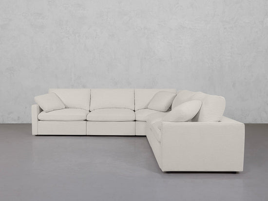 5-Seat Modular Corner Right Sectional (Thin Arms) - 7th Avenue