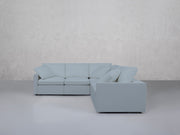 5-Seat Modular Corner Right Sectional (Thin Arms) - 7th Avenue