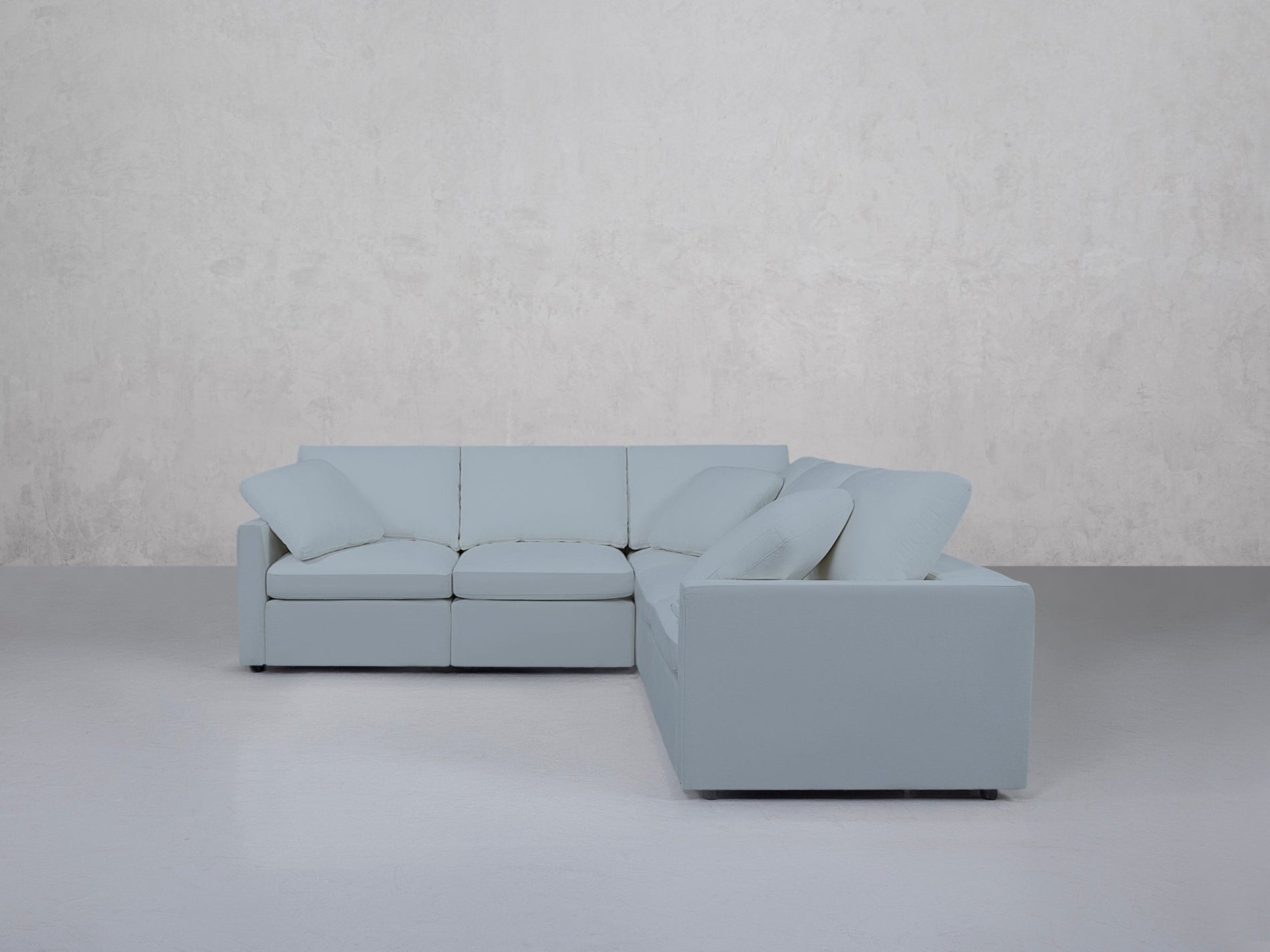 5-Seat Modular Corner Right Sectional (Thin Arms) - 7th Avenue