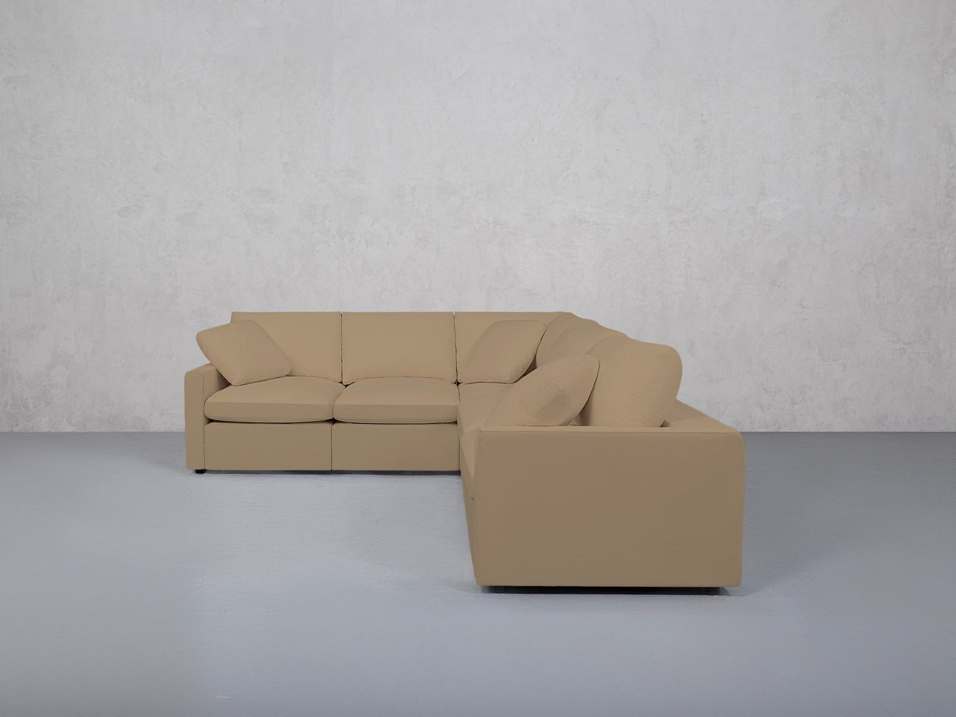 5-Seat Modular Corner Right Sectional (Thin Arms) - 7th Avenue