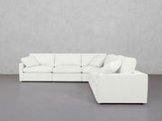 5-Seat Modular Corner Right Sectional (Thin Arms) - 7th Avenue