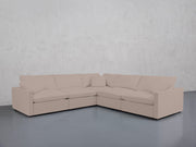 5-Seat Modular Corner Right Sectional (Thin Arms) - 7th Avenue
