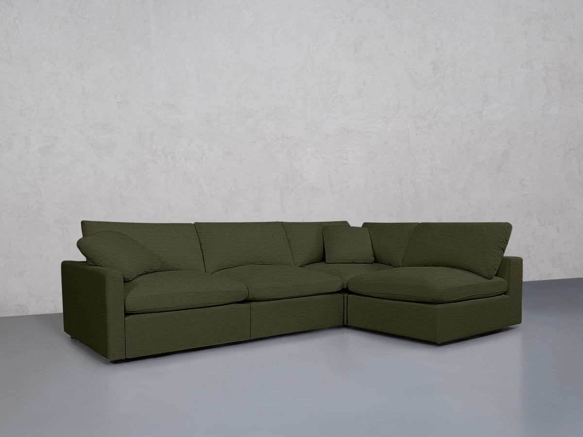 5-Seat Modular Corner Right Sectional (Thin Arms) - 7th Avenue