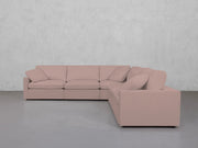 5-Seat Modular Corner Right Sectional (Thin Arms) - 7th Avenue