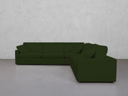 5-Seat Modular Corner Right Sectional (Thin Arms) - 7th Avenue