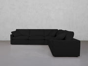 5-Seat Modular Corner Right Sectional (Thin Arms) - 7th Avenue