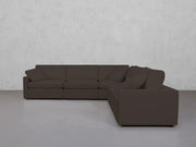 5-Seat Modular Corner Right Sectional (Thin Arms) - 7th Avenue