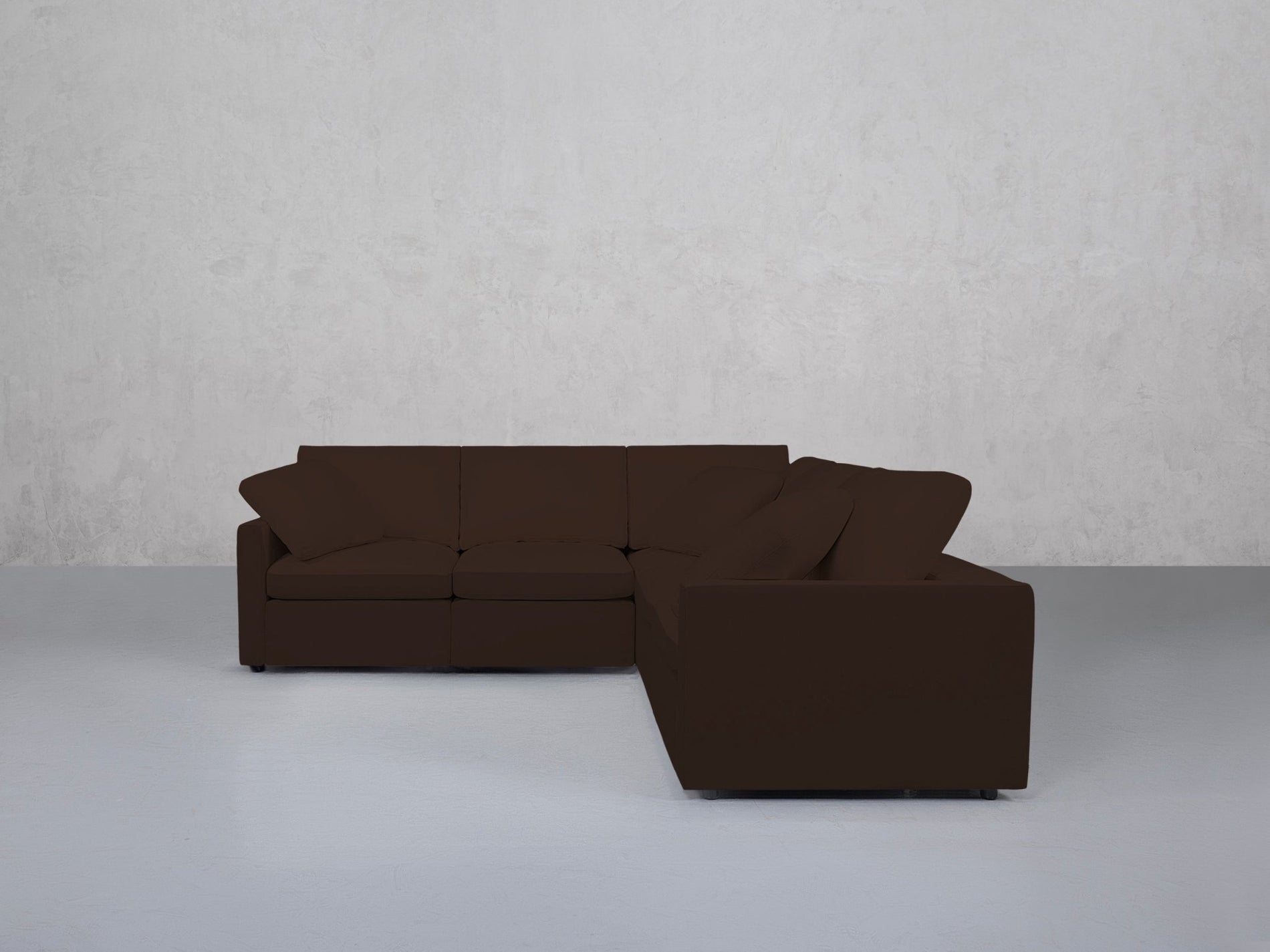 5-Seat Modular Corner Right Sectional (Thin Arms) - 7th Avenue