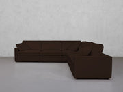 5-Seat Modular Corner Right Sectional (Thin Arms) - 7th Avenue
