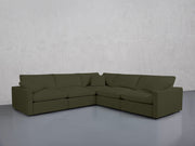 5-Seat Modular Corner Right Sectional (Thin Arms) - 7th Avenue