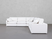 5-Seat Modular Corner Right Sectional (Thin Arms) - 7th Avenue