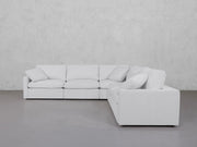 5-Seat Modular Corner Right Sectional (Thin Arms) - 7th Avenue