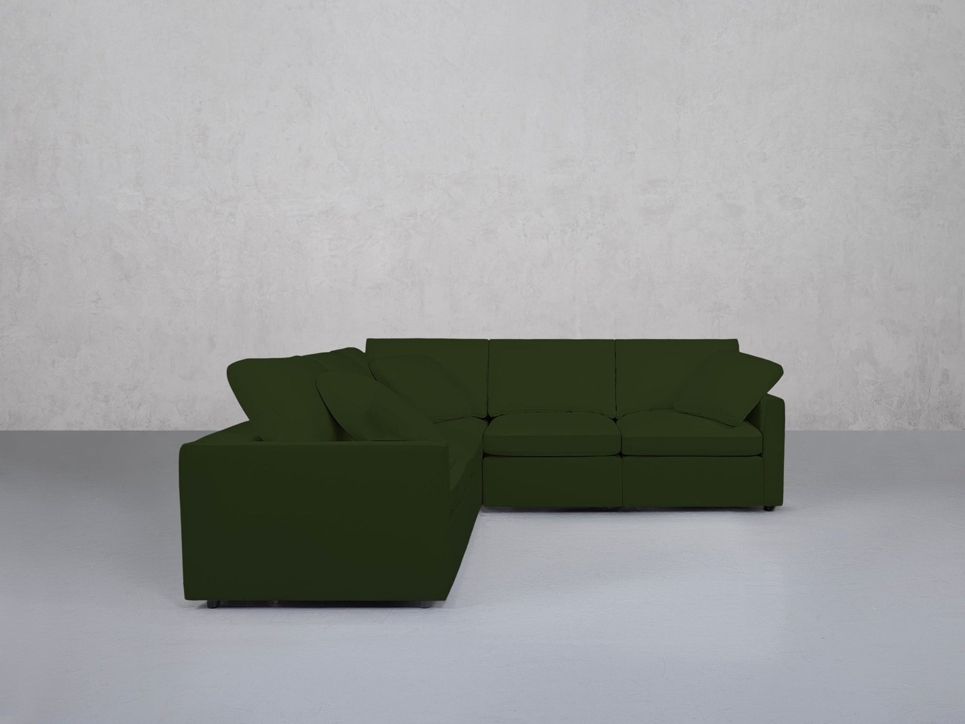 5-Seat Modular Corner Right Sectional (Thin Arms) - 7th Avenue