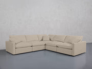 5-Seat Modular Corner Right Sectional (Thin Arms) - 7th Avenue