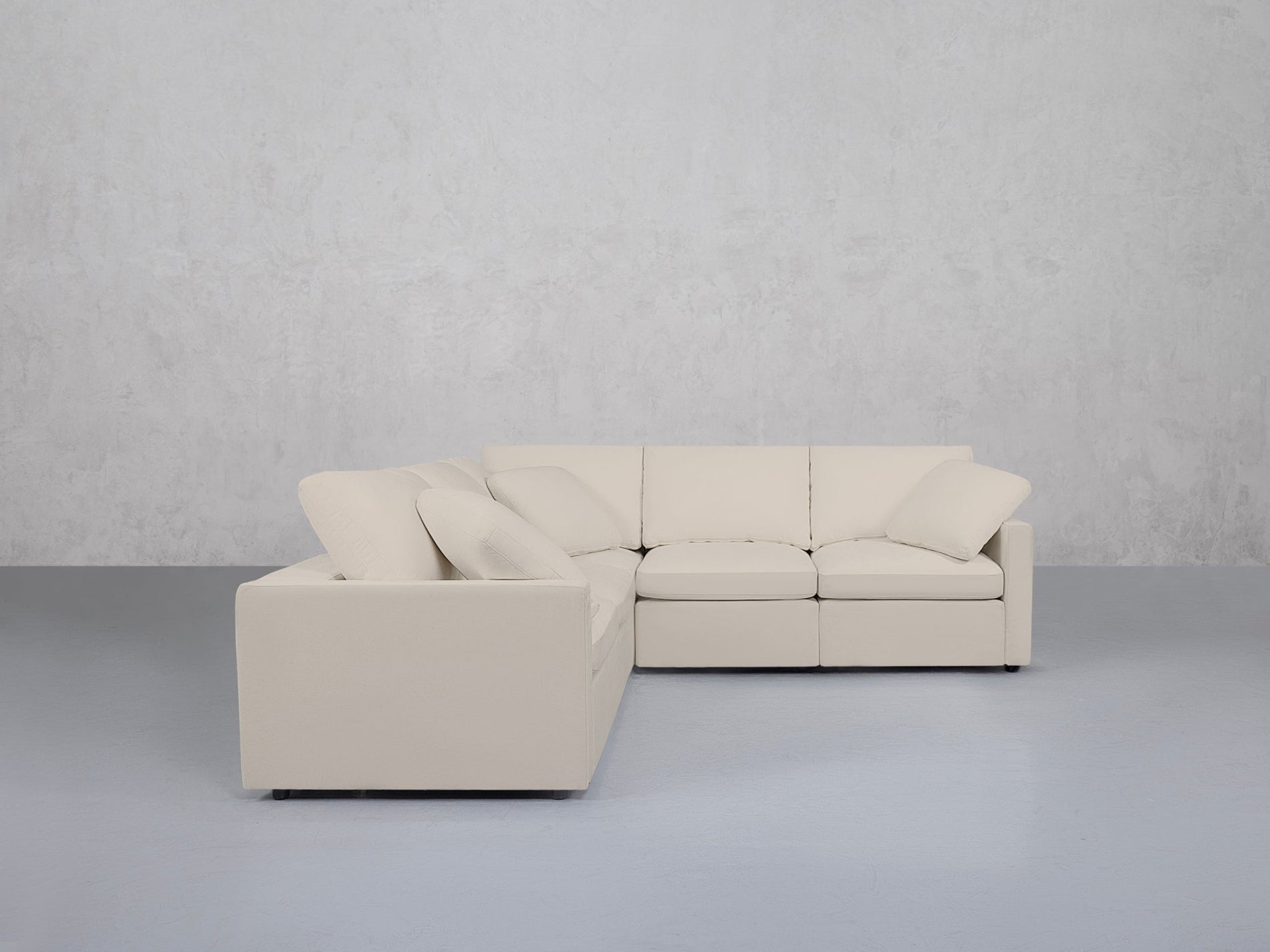 5-Seat Modular Corner Right Sectional (Thin Arms) - 7th Avenue