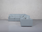 5-Seat Modular Corner Right Sectional (Thin Arms) - 7th Avenue