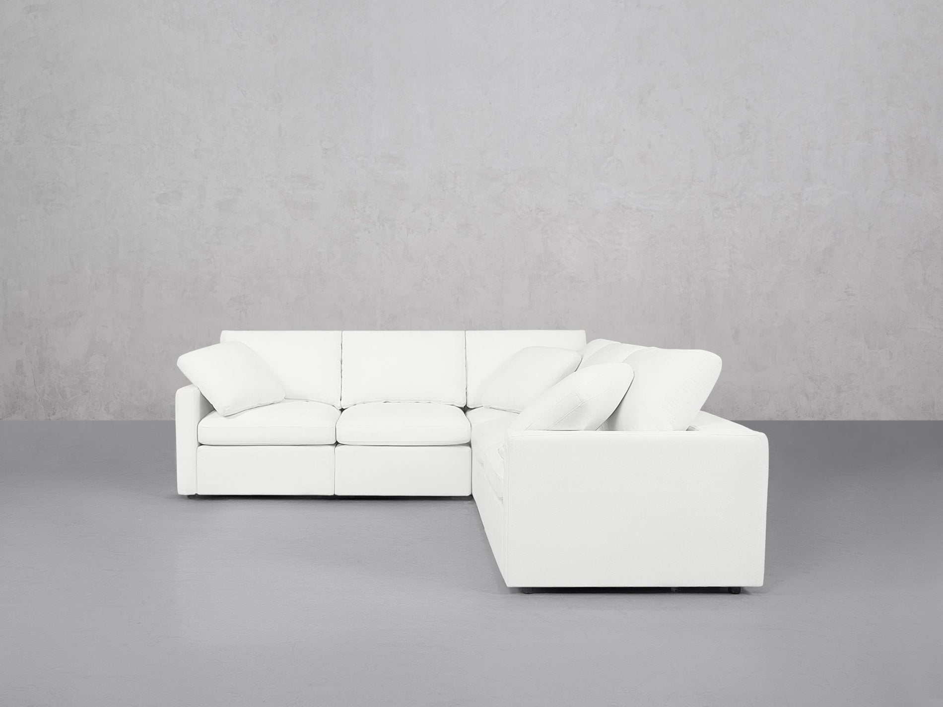 5-Seat Modular Corner Right Sectional (Thin Arms) - 7th Avenue