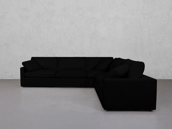 5-Seat Modular Corner Right Sectional (Thin Arms) - 7th Avenue