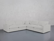 5-Seat Modular Corner Right Sectional (Thin Arms) - 7th Avenue