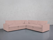 5-Seat Modular Corner Right Sectional (Thin Arms) - 7th Avenue