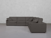 5-Seat Modular Corner Right Sectional (Thin Arms) - 7th Avenue