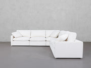 5-Seat Modular Corner Right Sectional (Thin Arms) - 7th Avenue