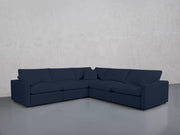 5-Seat Modular Corner Right Sectional (Thin Arms) - 7th Avenue