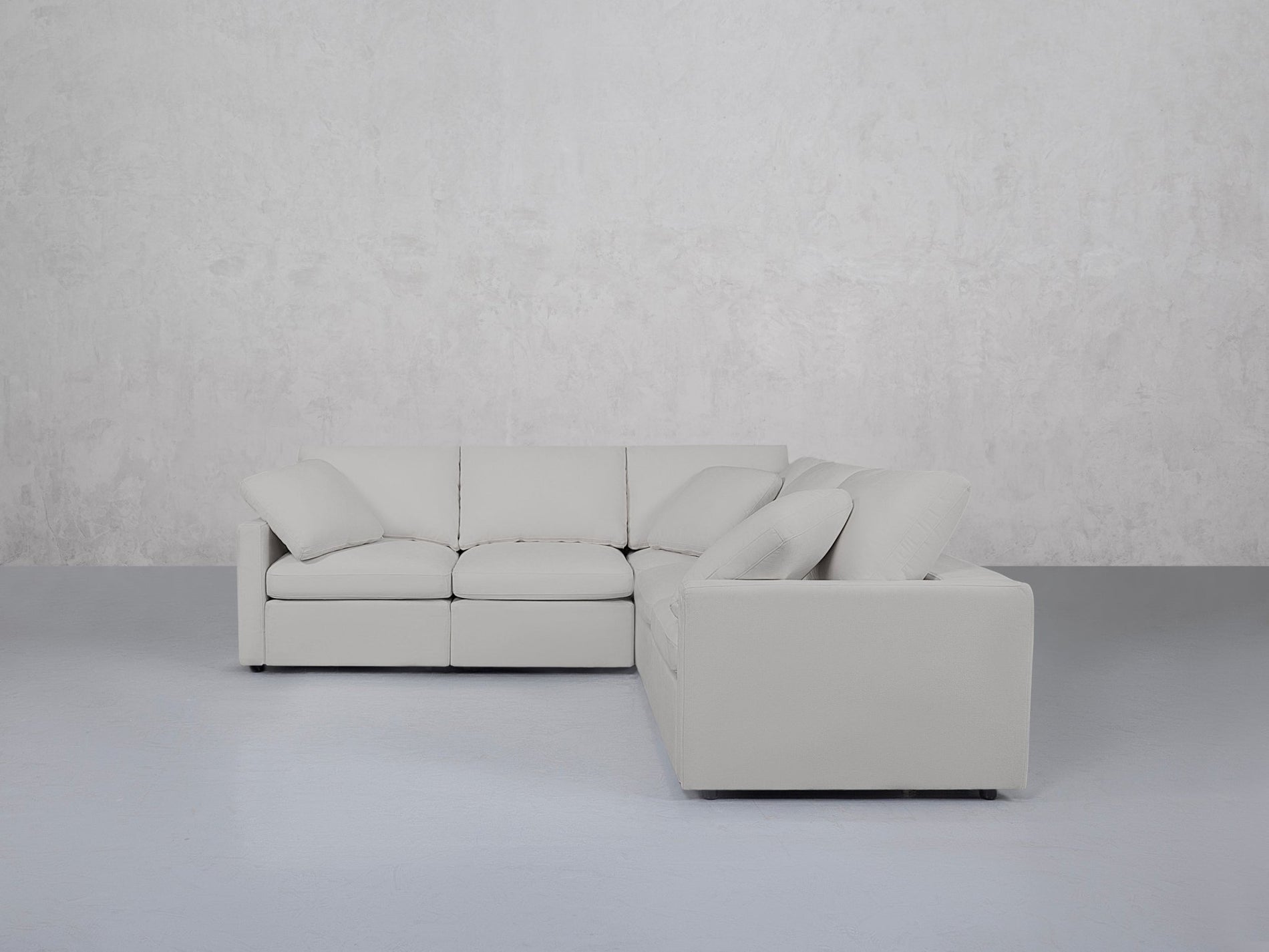 5-Seat Modular Corner Right Sectional (Thin Arms) - 7th Avenue