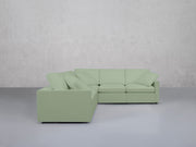 5-Seat Modular Corner Right Sectional (Thin Arms) - 7th Avenue