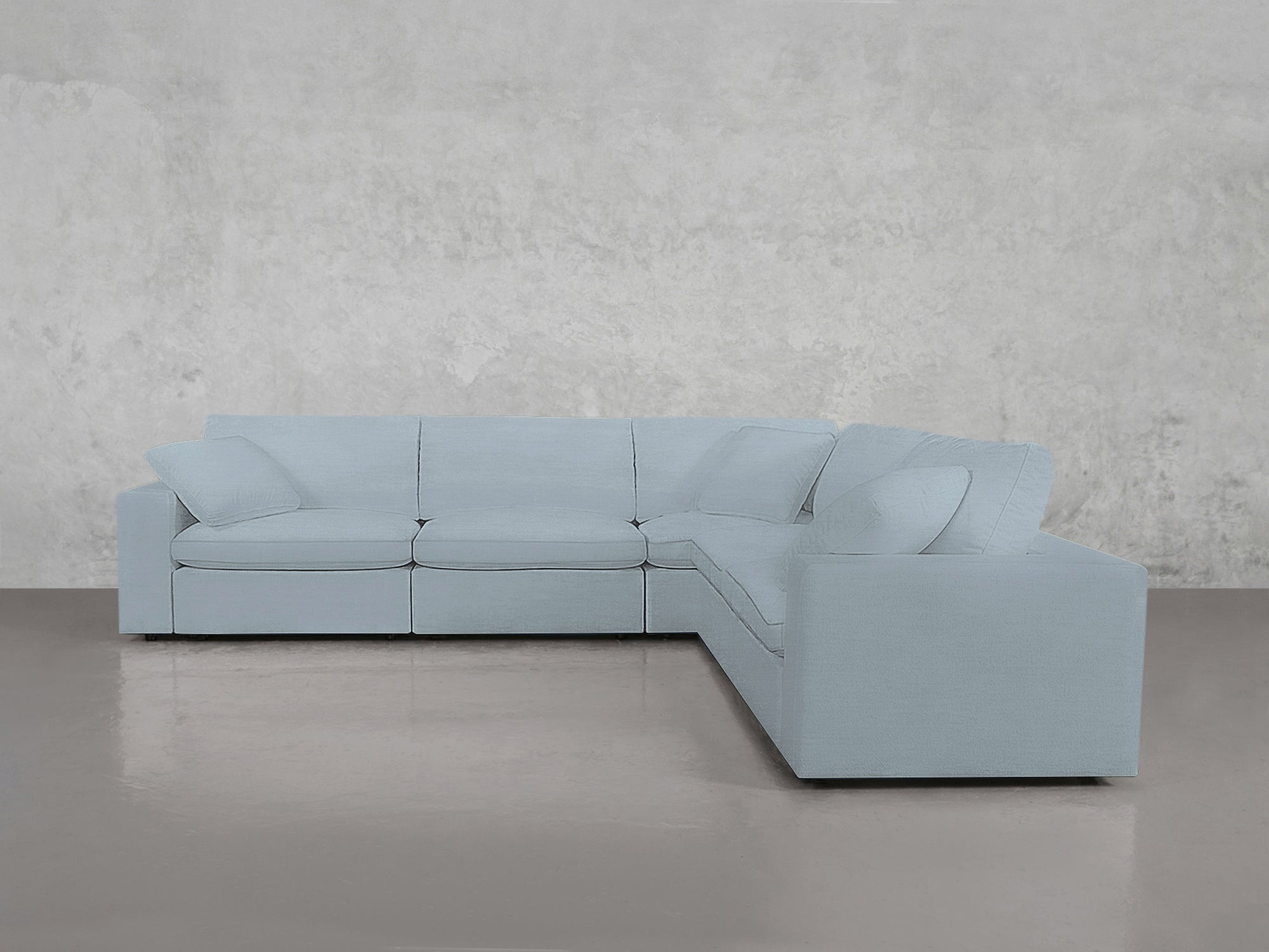 5-Seat Modular Corner Right Sectional