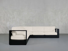5 - Seat Modular Corner Sectional Aluminum Outdoor - 7th Avenue