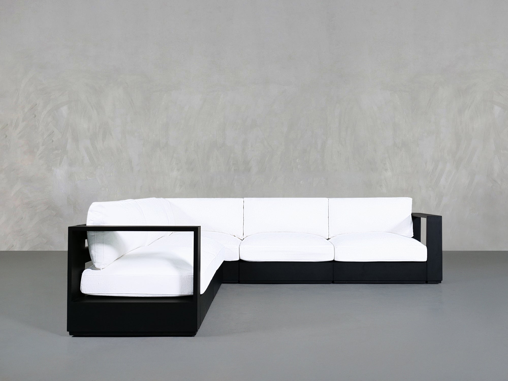 5 - Seat Modular Corner Sectional Aluminum Outdoor - 7th Avenue