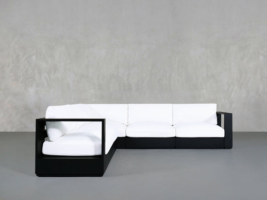 5 - Seat Modular Corner Sectional Aluminum Outdoor - 7th Avenue
