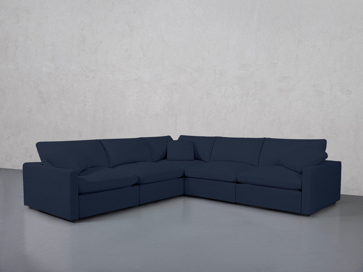 5-Seat Modular Corner Sectional (Thin Arms) - 7th Avenue